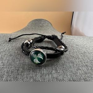 Genshin Impact Adjustable Hand Woven Leather Bracelet Christmas and Birthday